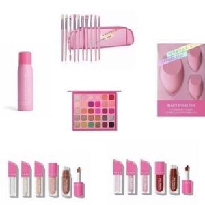 Jeffree Star morphe limited edition eyeshadow palette brushes lip gloss spray